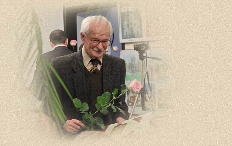 Pan Tadeusz Wangrat Jubilat obchodzący 90-te urodziny.